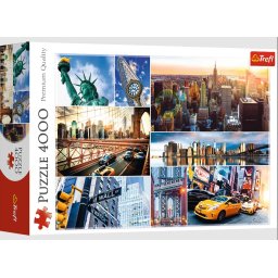 Puzzle 4000 delova-Kolaž New York