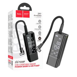 hoco. Kompresor pametni, 5000 mAh, LED displej, USB type C - ZP7 Maddy