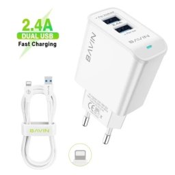 Bavin punjač 2.4A USB-A + kabl Lightning ( 90049 )