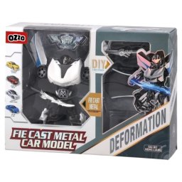Ozzo diecast igračka robot transformers bugati bela ( 885181 )