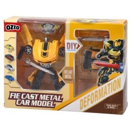 Ozzo diecast igračka robot transformers bugati žuta ( 885182 )