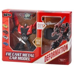 Ozzo diecast igračka robot transformers bugati crvena ( 885183 )