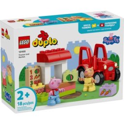 Lego duplo peppa pig tractor and market ( LE10468 )