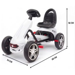Baby karting mini na pedale y-pc086 bela ( 608604B )