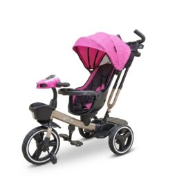 Baby tricikl roze sa led svetlom, jaje sedište 367 ( 686969 )