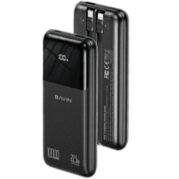 Bavin power bank 10000mah 22.5w (digital display) crna ( 90330 )