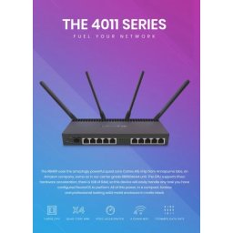 MikroTik OS L5 RB4011iGS+5HacQ2HnD-IN, WiFi Router, Dual Band 1733Mb/s, 10x RJ45 1000Mb/s, 1x