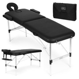 Aluminijumski masažni i rehabilitacioni sto, 2-sekcioni, sklopivi u kofer + torba - ModernHome