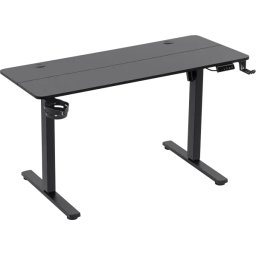 Gaming sto Defender Saturn 100cmx60cmx15mm/električni podizač/držač za čase/crnii