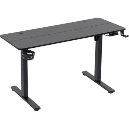 Gaming sto Defender Saturn 100cmx60cmx15mm/električni podizač/držač za čase/crnii
