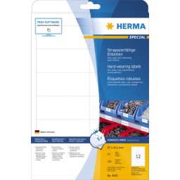 Herma Etikete nepoderive 97X42,3 A4/12 1/25 bela ( 02H4692 )
