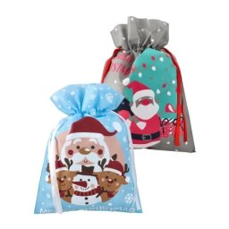 Festa baggy vrećica za poklon merry christmas deda mraz miks l ( 710336 )
