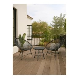 Bistro set od čelika i ratana, 3 dela ( 32-741000 )