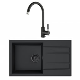 SET Granitna sudopera Ulgranit + lučna slavina