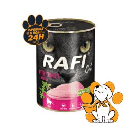 Rafi Cat Grain Free Turkey 400g, Vlažna Hrana Sa Ćuretinom Za Uravnotežen Obrok