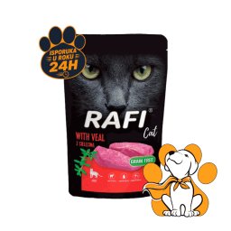 Rafi Cat Grain Free Veal 100g, Vlažna Hrana Sa Teletinom Za Ukusan Obrok