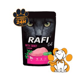 Rafi Cat Grain Free Turkey 100g, Vlažna Hrana Sa Ćuretinom Za Laku Probavu