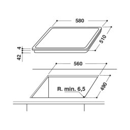 WHIRLPOOL AKT 8130 BA ugradna ploča