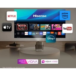 HISENSE M2SE PRO smart Laser 4K PRO-UHD 1.150 ANSI lumena 1000:1 WiFi VIDAA U9 projektor