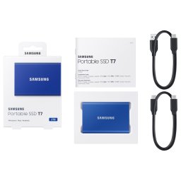 SAMSUNG Portable T7 2TB plavi eksterni SSD MU-PC2T0H