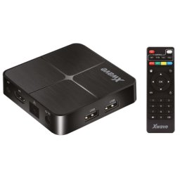 Xwave TV BOX X1 Smart TV 4K/Android10/2GB/16GB/QuadCore/HDMi/RJ45/Wifi/USB/AUX/2xUSB