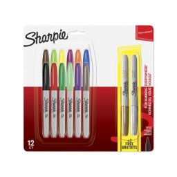 Sharpie permanentni marker fine 1/12 + 2 gratis ( SH61126 )