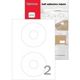 Optima etikete za cd 117mm / 2kom ( 32110 )
