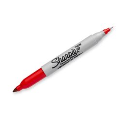 Sharpie permanentni marker twin tip crveni ( S0811110 )