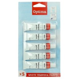 Optima tempere 5 x 12ml bela ( 100005 )