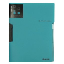 Optima fascikla sa 2 pregrade a4 petrol ( 120369 )
