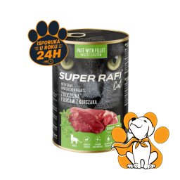 Super Rafi Cat Game&Chicken Hearts 400g, Vlažna Hrana Sa Divljači Za Bogat Ukus