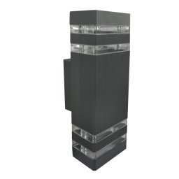 Zidna lampa antracit siva Max.2x35W IP44 2xGU10 dva reda M035 II A