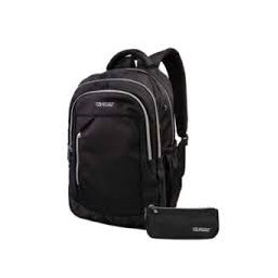Ranac i pernica set Silvra Black 29807