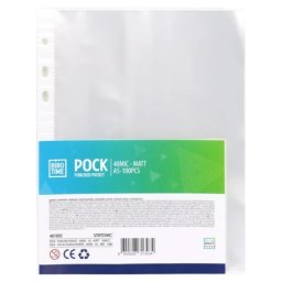 Biro Time pock folija za registrator 40mic a5 mat 100k ( 481003 )