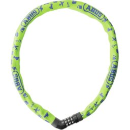 Abus brava steel-o-chain 4804c/75,lime symbols ( 87498 )