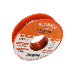 Tinol žica za lemljenje - Kalaj sa Olovom - STANNOL 1mm 100g Sn60Pb39Cu1 HS10
