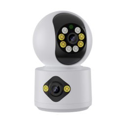Dual Lens IP Wi-Fi Kamera 6MP (3MP+3MP) – Rotirajuća Pametna Kamera sa Dva Objektiva i Noćnim Snimanjem