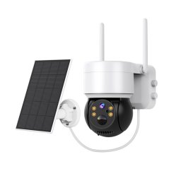 Solarna WiFi Kamera 4MP – Rotaciona PTZ Spoljna Kamera sa Solarnim Panelom