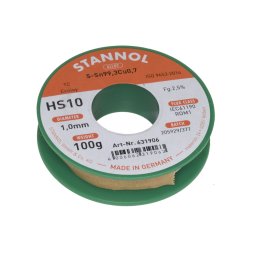 Tinol žica za lemljenje 1.0mm 100gr Sn99Cu1 STANNOL PBF