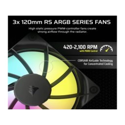 Corsair nautilus 360/argb/360mm/triple fan/vodeno hladenje/crna Kuler za CPU ( CW-9060093-WW )
