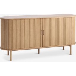 Komoda 160cm rolo vrata nat. hrast