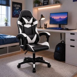 Gejmerska stolica cyberkid oc-810 bela ( 0000541 )