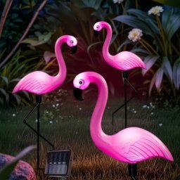 Yiwu Solarna baštenska lampa "flamingo" - 3 kom. ( 13489-11422 )