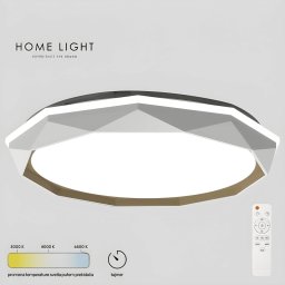 LED PLAFONJERA SA DALJINSKIM 24W 48W CCT VESTA 677 BBLINK