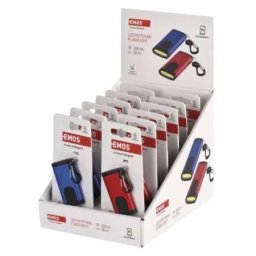 Led mini lampa na privesku za ključeve punjiva 100lm box 1/12 emos p4724 ( 3810 )