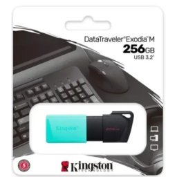 Kingston USB 256GB DT Exodia M 3.2 - DTXM/256GB,Crno/Plava