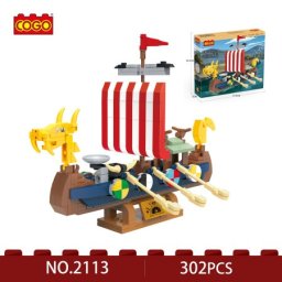 Cogo vikinški brod - broj delova: 302 ( 93665 )