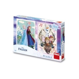 Dino frozen: ana i elsa puzzle set 2x77 delova ( 11164 )