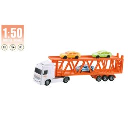 Wenyi narandžasti transportni šleper sa kolima 1:50 ( 68229 )