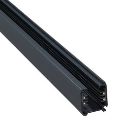 Trostepena aluminijumska šina crna za šinski reflektor 2m M-4TRACK-2M-B